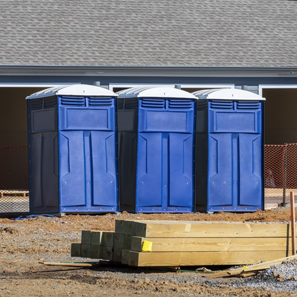 what is the maximum capacity for a single porta potty in La Paloma-Lost Creek Texas